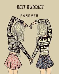 Thanks For Being My Best Friend! Free Friends eCards, Greetings