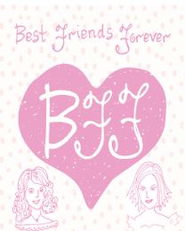 Bff online Friendship Card | Virtual Friendship Ecard