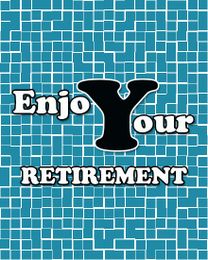 Block Background virtual Retirement eCard greeting