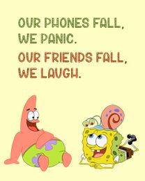 We Laugh online Friendship Card