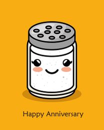 Smiling Salt online Anniversary Card