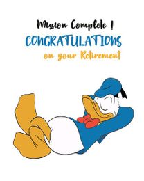 Mission Complete virtual Retirement eCard greeting
