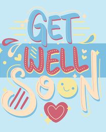 Take Care online Get Well Soon  Card | Virtual Get Well Soon  Ecard