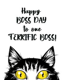 Terrific Person online Boss Day Card | Virtual Boss Day Ecard