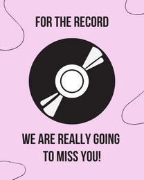 The Record virtual Farewell eCard greeting