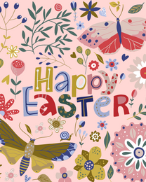 Floral Designs virtual Easter eCard greeting