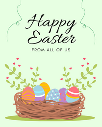 From All virtual Easter eCard greeting