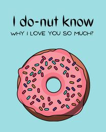 Do Nut online Love Card | Virtual Love Ecard