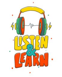 Listen & Learn online Motivation & Inspiration Card | Virtual Motivation & Inspiration Ecard