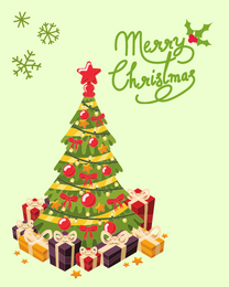Wonderful Gifts virtual Christmas eCard greeting