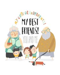 Grand Parents online Friendship Card | Virtual Friendship Ecard