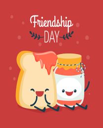 Red Day online Friendship Card | Virtual Friendship Ecard