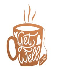 Tea Mug online Get Well Soon  Card | Virtual Get Well Soon  Ecard