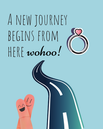 New Journey online Wedding Card | Virtual Wedding Ecard