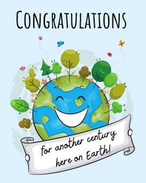 Another Century online Congratulations Card | Virtual Congratulations Ecard