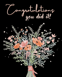 You Did It online Congratulations Card | Virtual Congratulations Ecard
