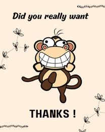 Did You Really online Funny Thank You Card | Virtual Funny Thank You Ecard