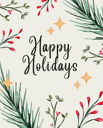 Creative Stars online Happy Holiday Card | Virtual Happy Holiday Ecard