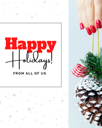 All Of Us virtual Happy Holiday eCard greeting