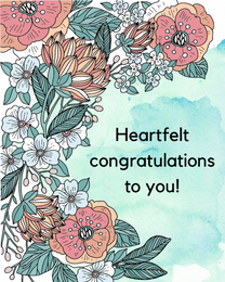 Heartfelt online Congratulations Card | Virtual Congratulations Ecard