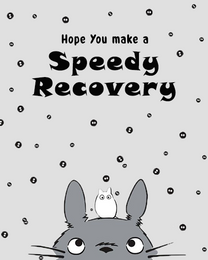 Speedy Recovery virtual Get Well Soon  eCard greeting