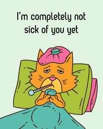 Sick Of You online Funny Anniversary Card | Virtual Funny Anniversary Ecard