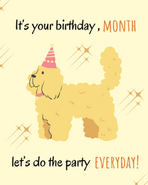 Party Everyday virtual Funny Birthday eCard greeting