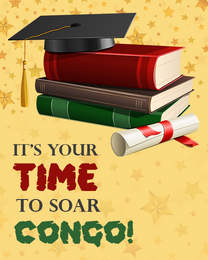 Soar Congrats online Graduation Card
