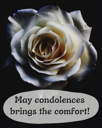 Consoldences Comfort online Sympathy Card | Virtual Sympathy Ecard