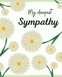Deepest Feelings online Sympathy Card | Virtual Sympathy Ecard