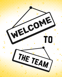 All Together virtual Welcome To The Team eCard greeting