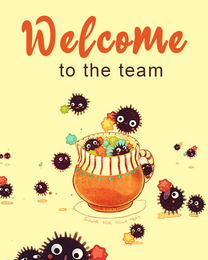 Part Of Us online Welcome To The Team Card