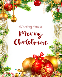 Special Celebration online Christmas Card