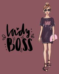 The Queen  online Boss Day Card | Virtual Boss Day Ecard
