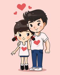 You & Me online Love Card