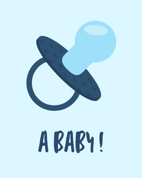 A Sucker online Baby Shower Card | Virtual Baby Shower Ecard