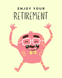 Enjoy Your Happiness  virtual Retirement eCard greeting