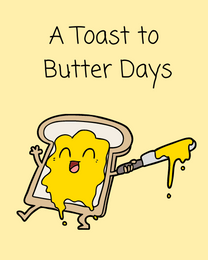Butter Days online Miss You Card