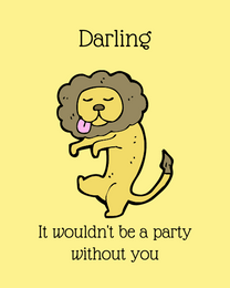 Without You online Group Party Card | Virtual Group Party Ecard