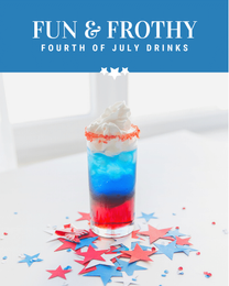 Fun Frothy online 4 July Card