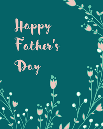 Lovely Mentor online Father Day Card