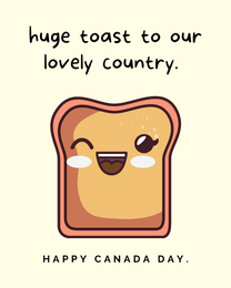 Lovely Country online Canada Day Card