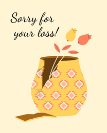  For Loss virtual Sorry eCard greeting