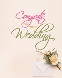 Congrats online Wedding Card | Virtual Wedding Ecard