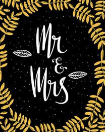 Mr & Mrs online Wedding Card | Virtual Wedding Ecard