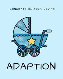 Adaption virtual Baby Shower eCard greeting
