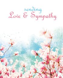 Love & Peace virtual Sympathy eCard greeting