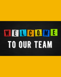 Our Team virtual Welcome To The Team eCard greeting