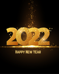 Gold Patti virtual New Year eCard greeting