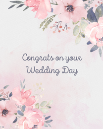Congrats virtual Wedding eCard greeting